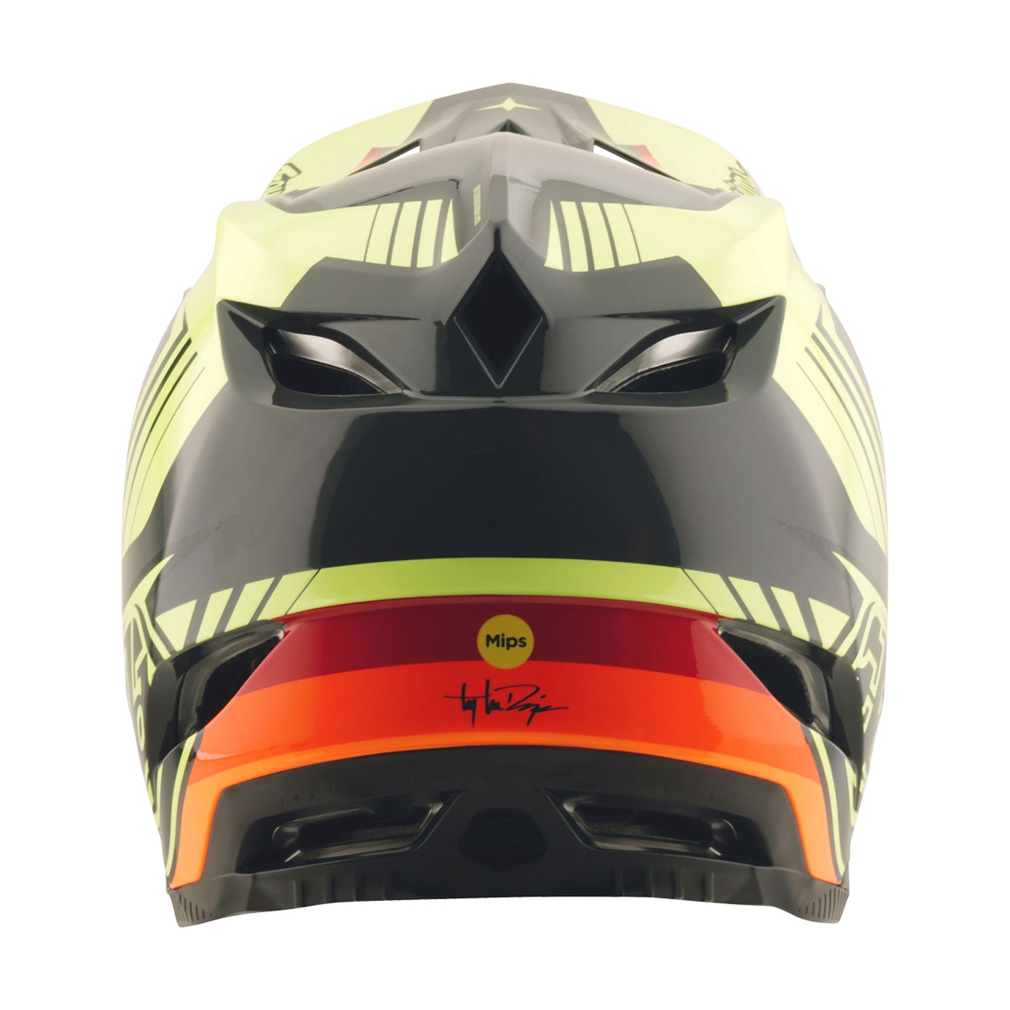 D4 Polyacrylite Helmet Qualifer Black / Yellow