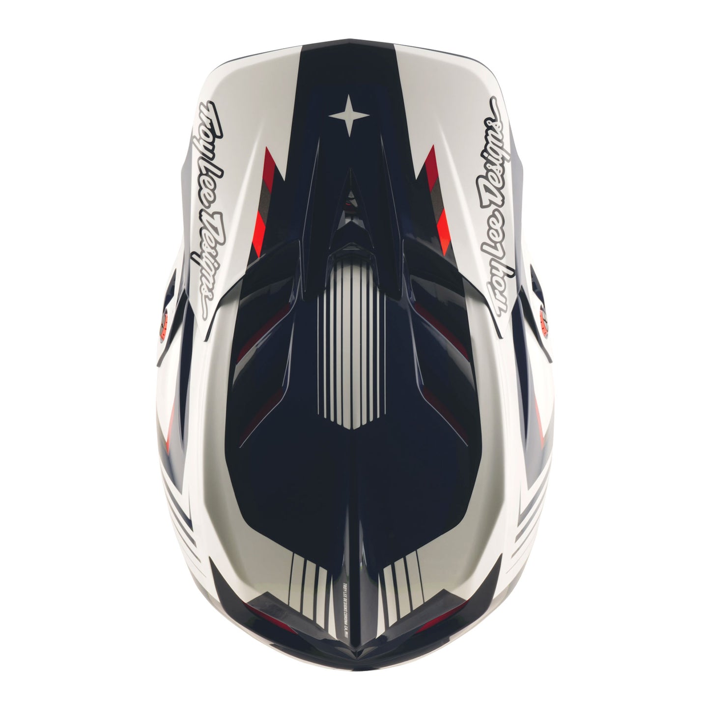 D4 Polyacrylite Helmet Qualifer Blue / White