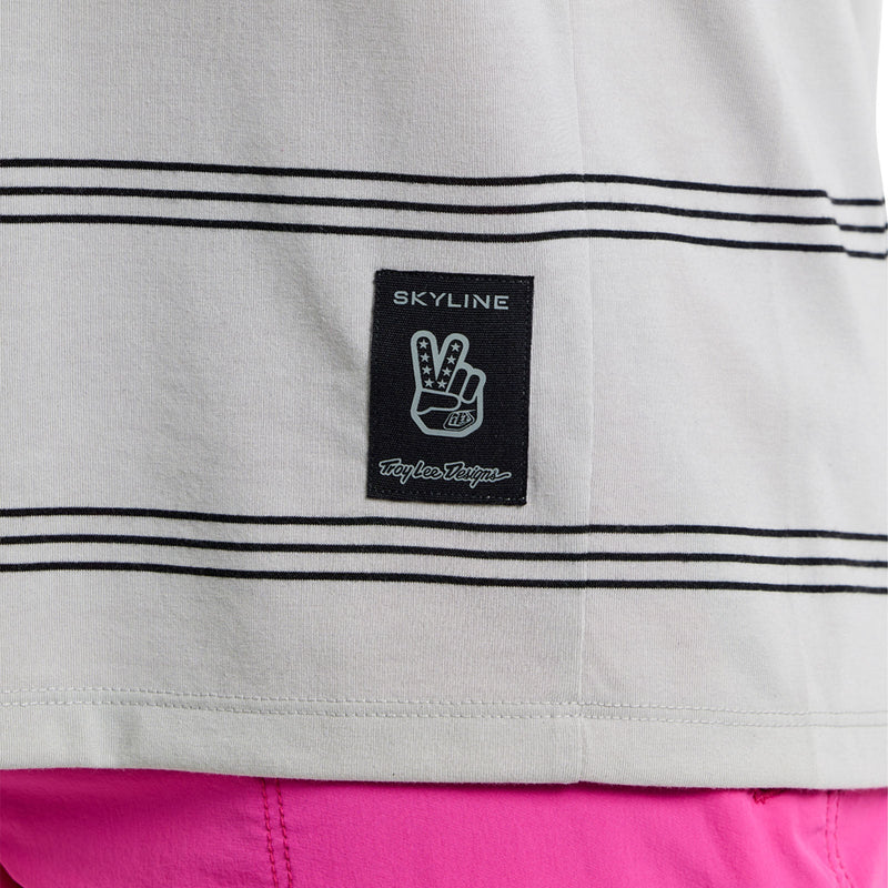 T-shirt à manches courtes Skyline Ride, couleur calcaire délavé