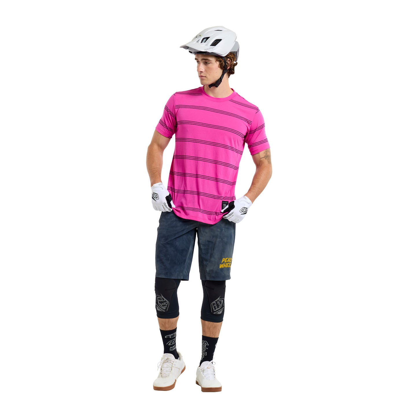 Skyline Short Sleeve Ride Tee Washed Out Party Pink