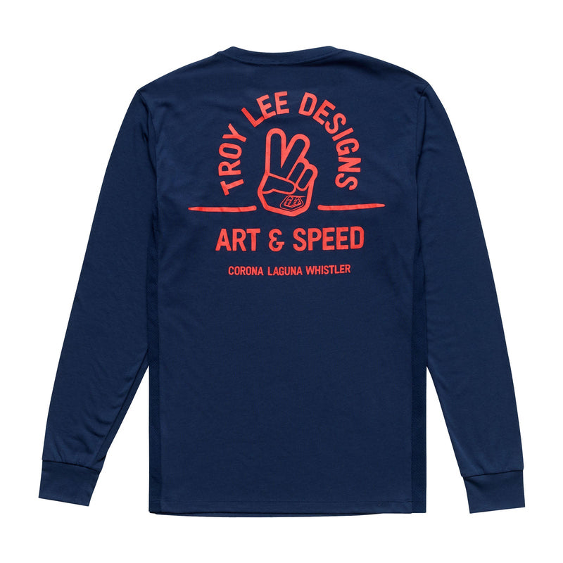 T-shirt à manches longues Skyline Ride Locals Midnight