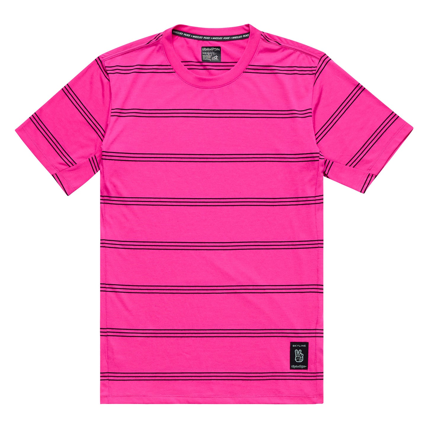 Skyline Short Sleeve Ride Tee Washed Out Party Pink