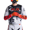 Maillot GP Astro Gris Clair / Orange