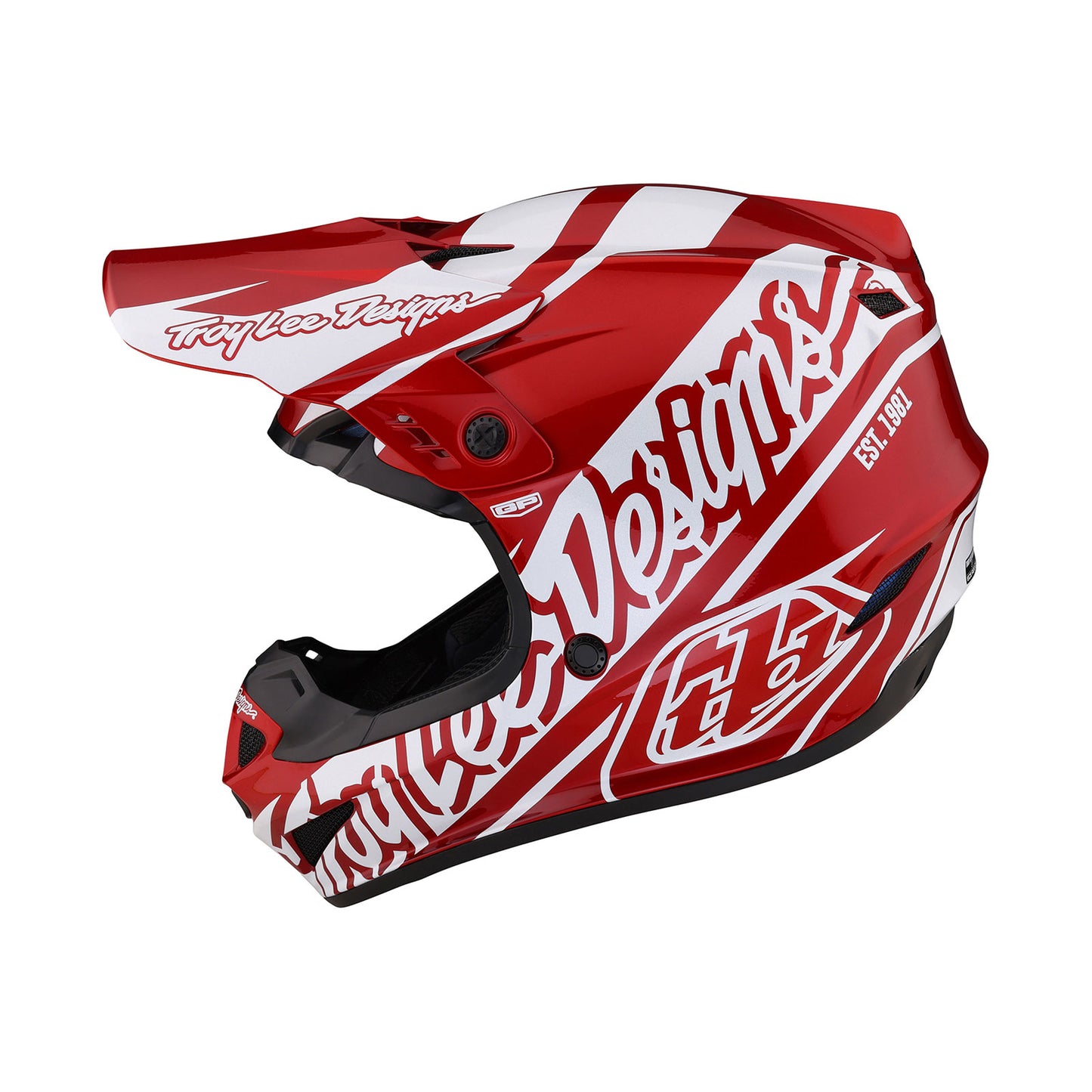 Casque GP Slice Rouge/Blanc
