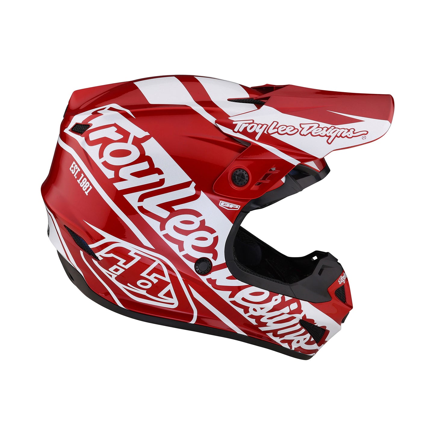 Casque GP Slice Rouge/Blanc