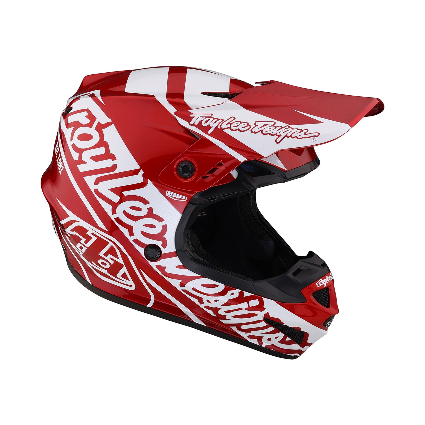 Casque GP Slice Rouge/Blanc