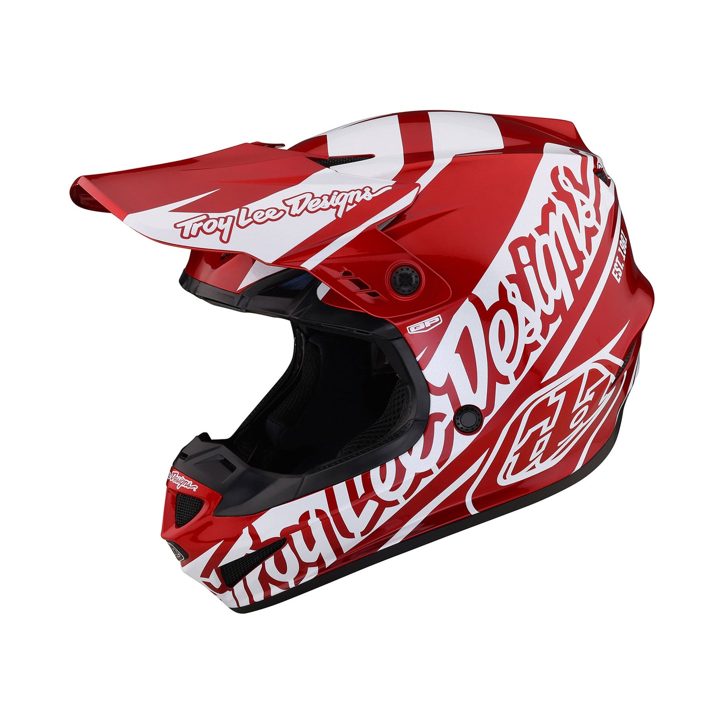 Casque GP Slice Rouge/Blanc