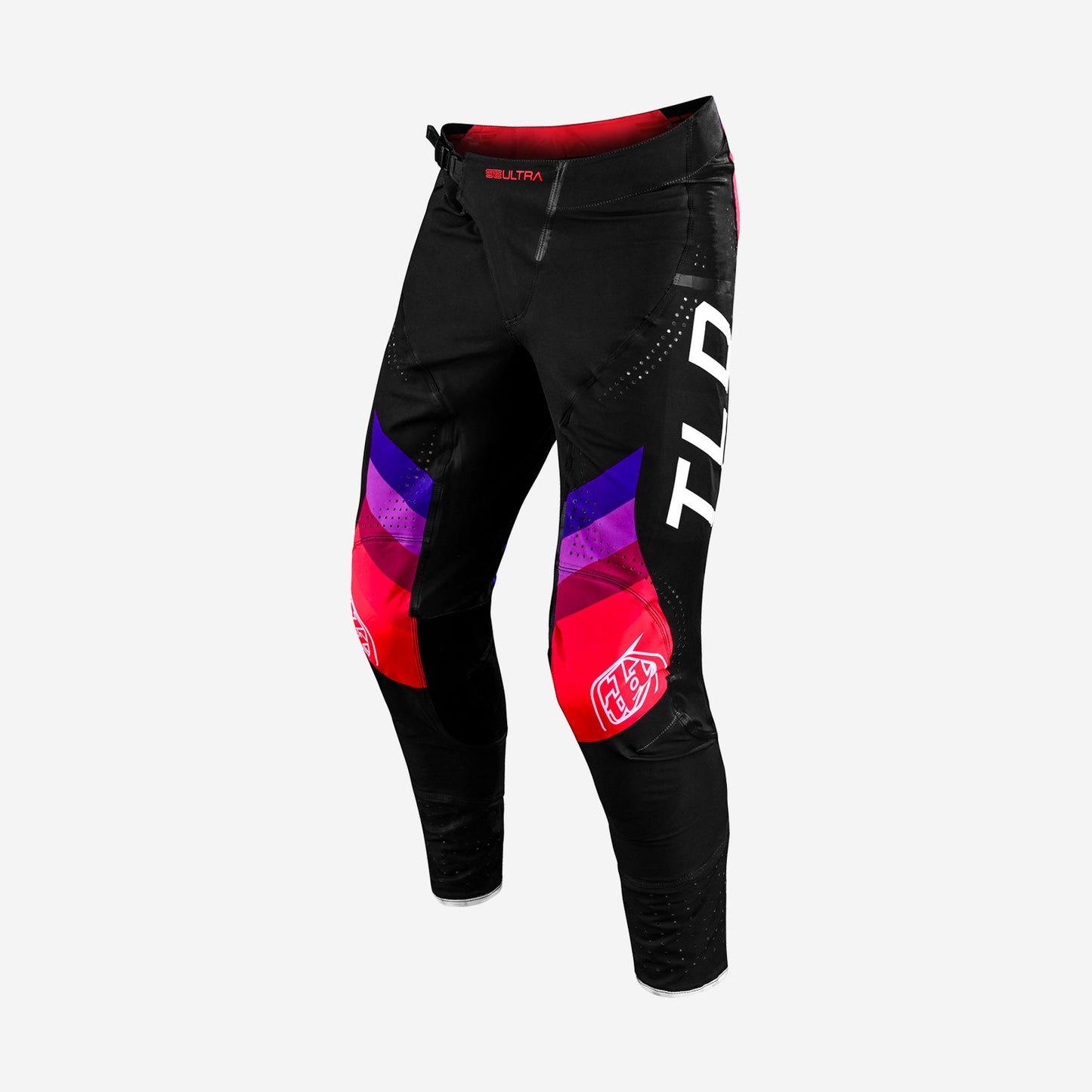 Pantalon SE Ultra Reverb Noir / Rouge fluo