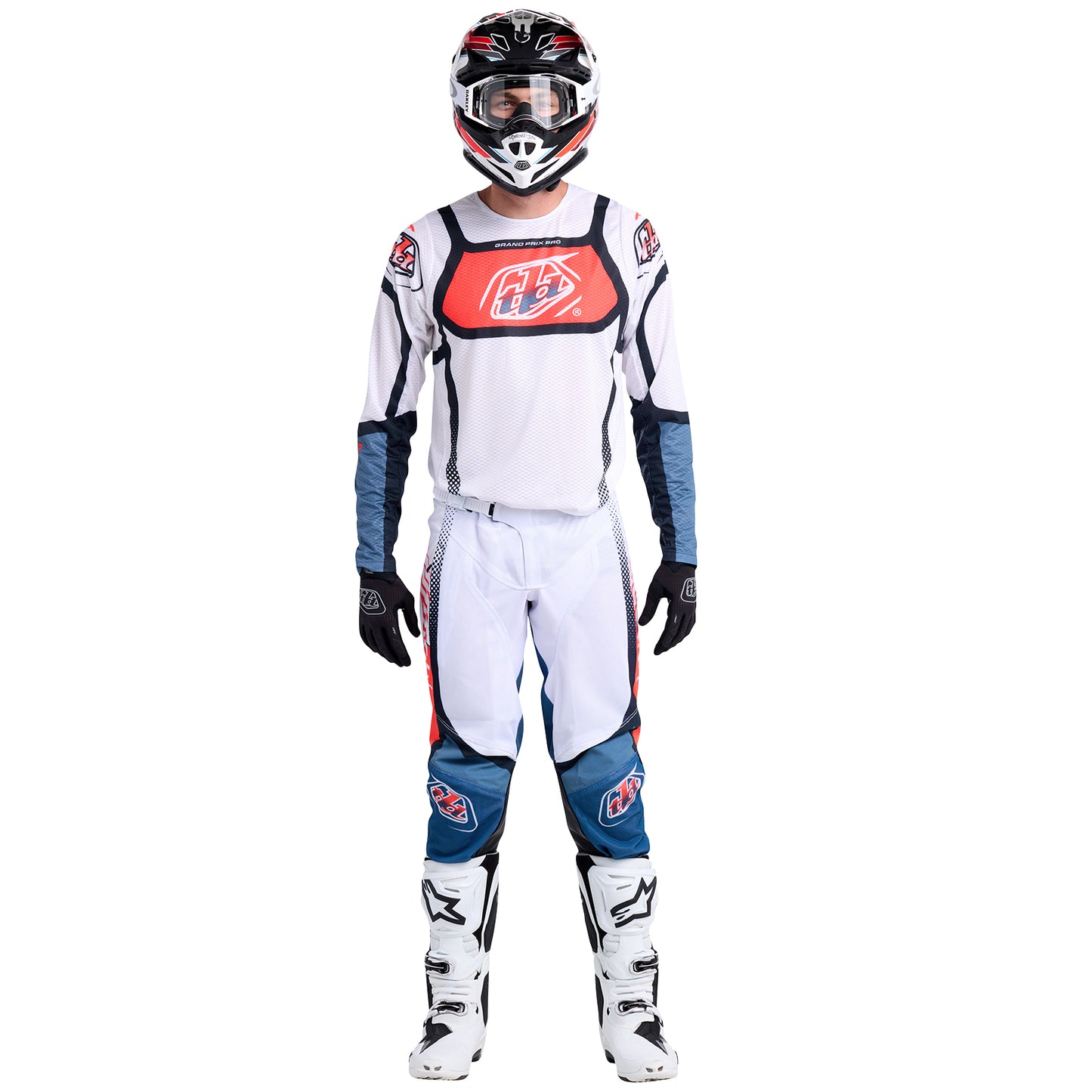 GP Pro Air Jersey Bands White / Indigo