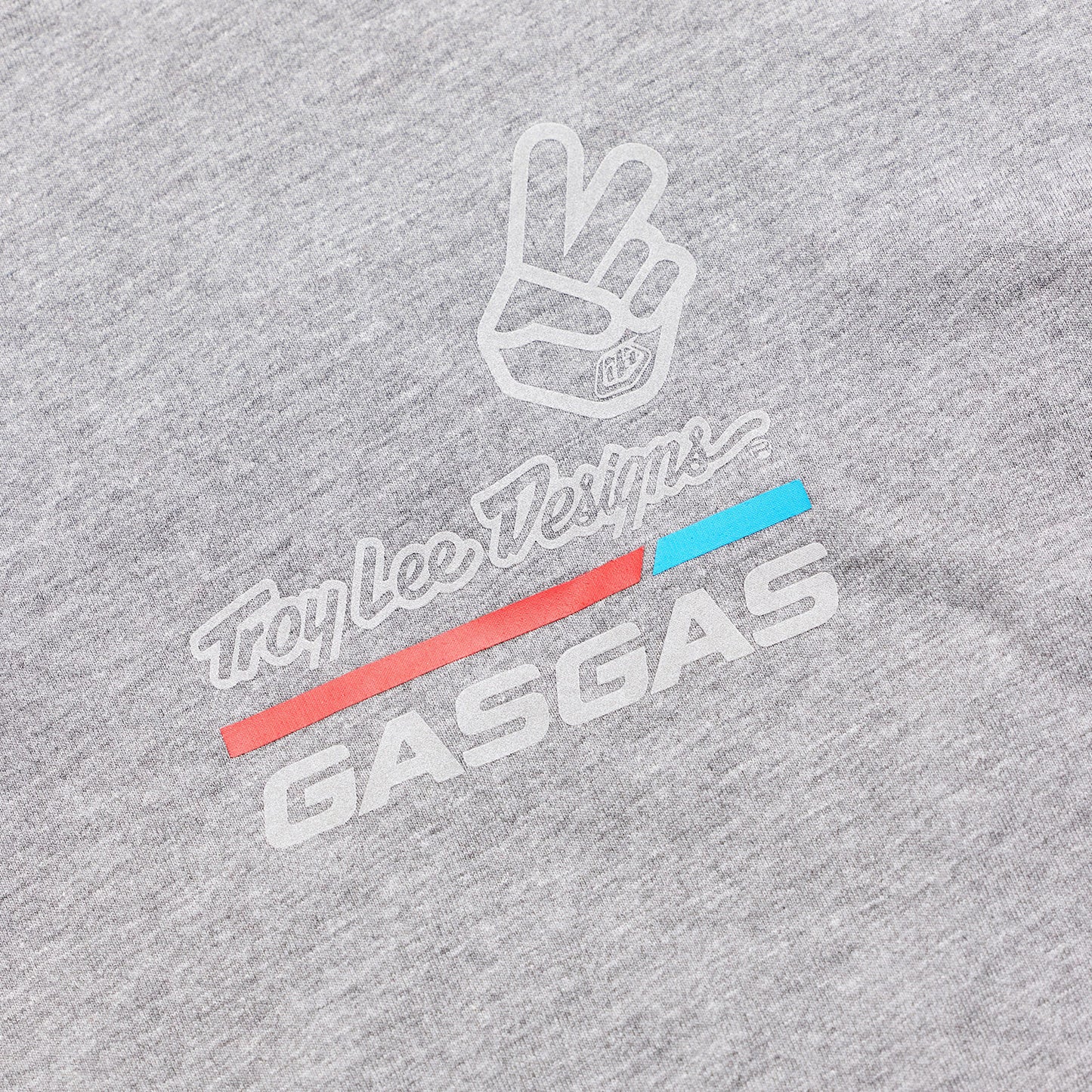 Short Sleeve Tee TLD GasGas Team Core Heather Gray