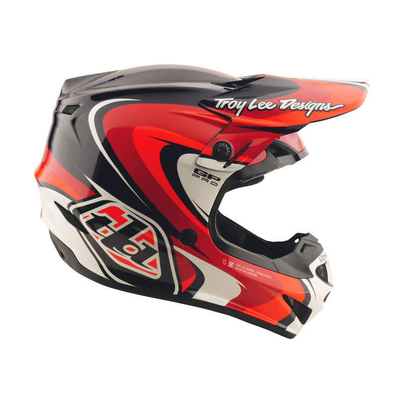 Youth GP Pro Helmet Crossover Black / Red
