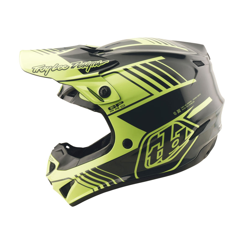 Youth GP Pro Helmet Segment Glo Yellow
