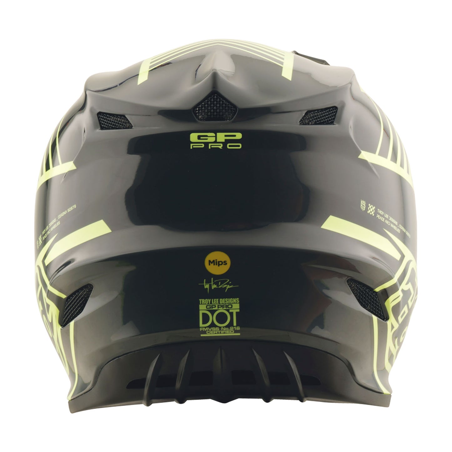 GP Pro Helmet Segment Glo Yellow / Black