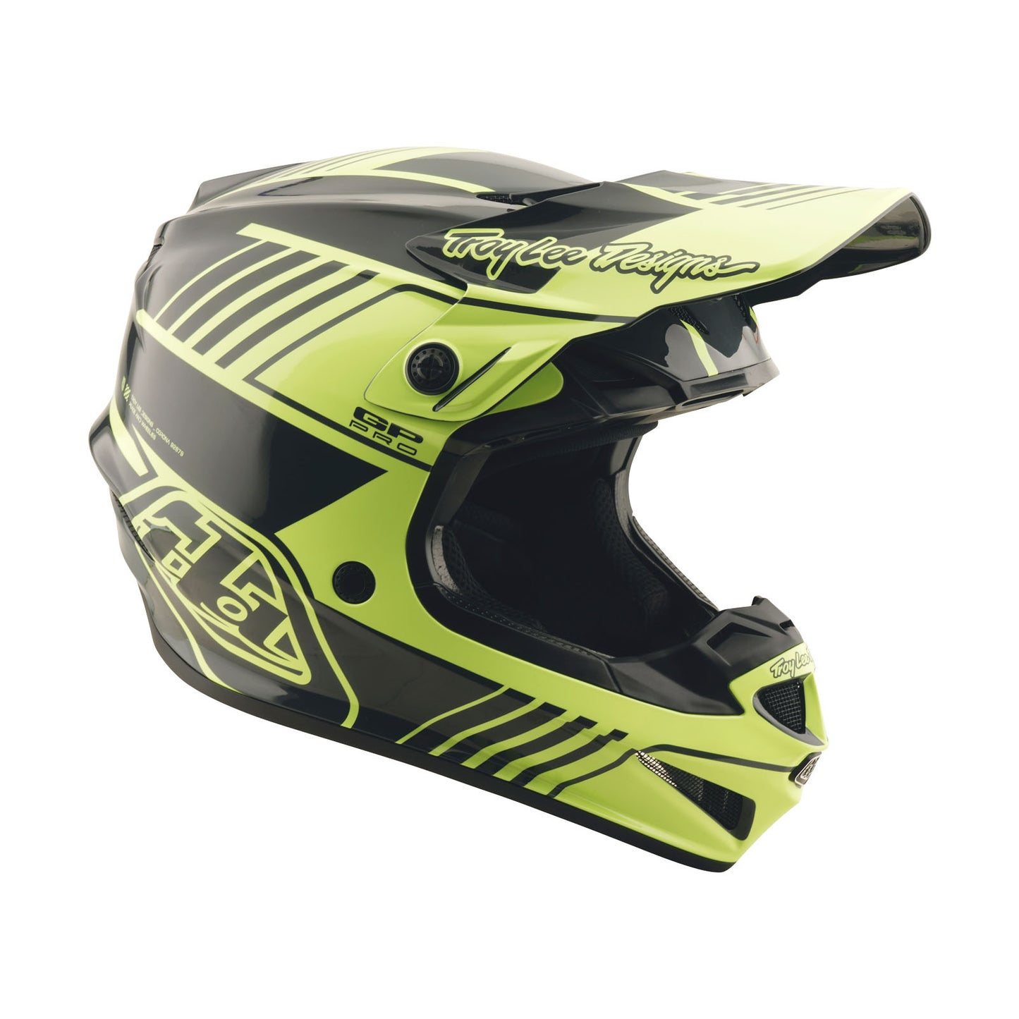 GP Pro Helmet Segment Glo Yellow / Black