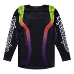 Maillot SE Pro à rayures noires et multicolores