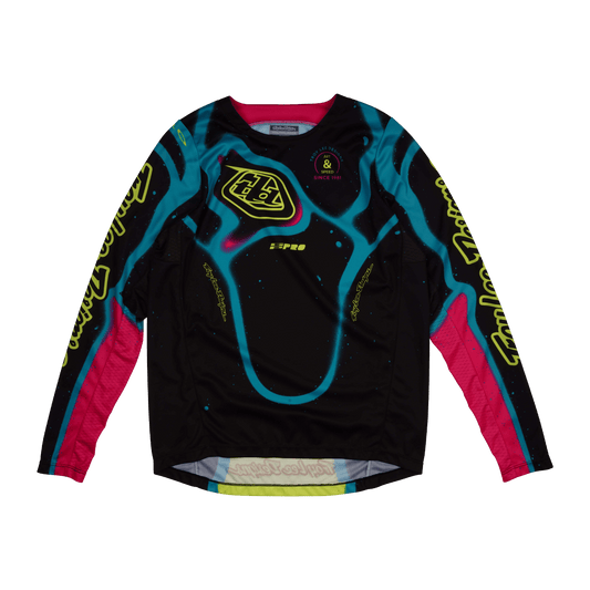 Youth GP Pro Jersey Membrane Black / Glo Yellow