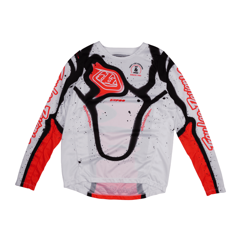 Maillot Youth GP Pro Membrane Blanc / Infra Rouge