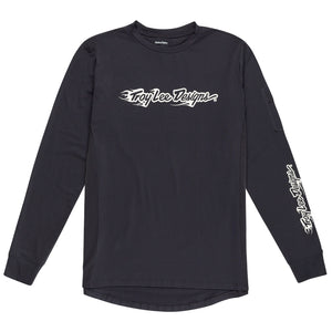 Ruckus Long Sleeve Ride Tee Burn Out Carbon