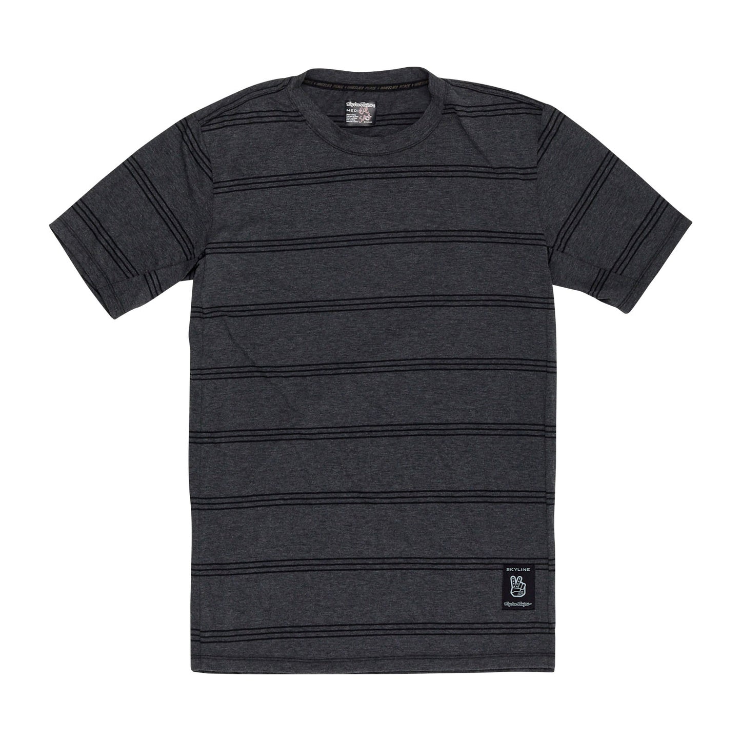 Skyline Short Sleeve Ride Tee Washed Out Dark Cloud