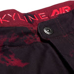 Short Skyline Air avec doublure évasée, couleur bordeaux
