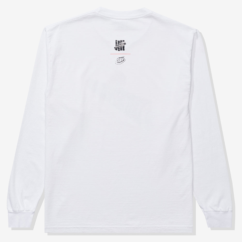Long Sleeve Tee Undefeated X Troy Lee Designs White