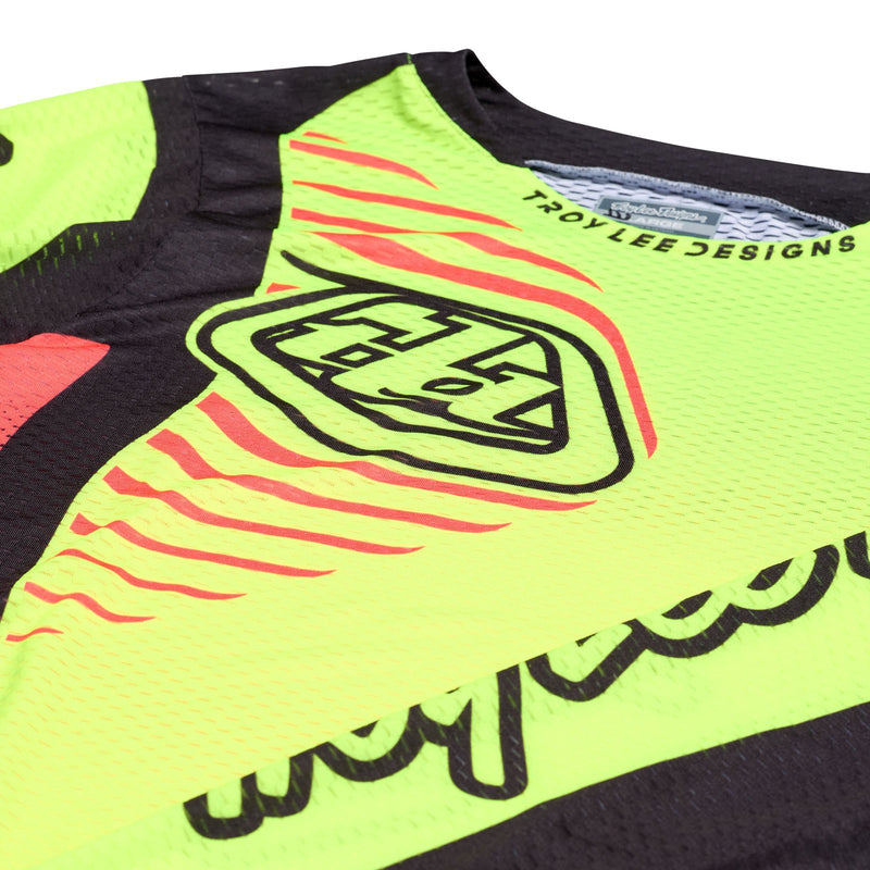 Maillot GP Pro Air Ripple Glo Jaune / Rouge Infra