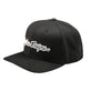 Curved Snapback Hat Signature Black