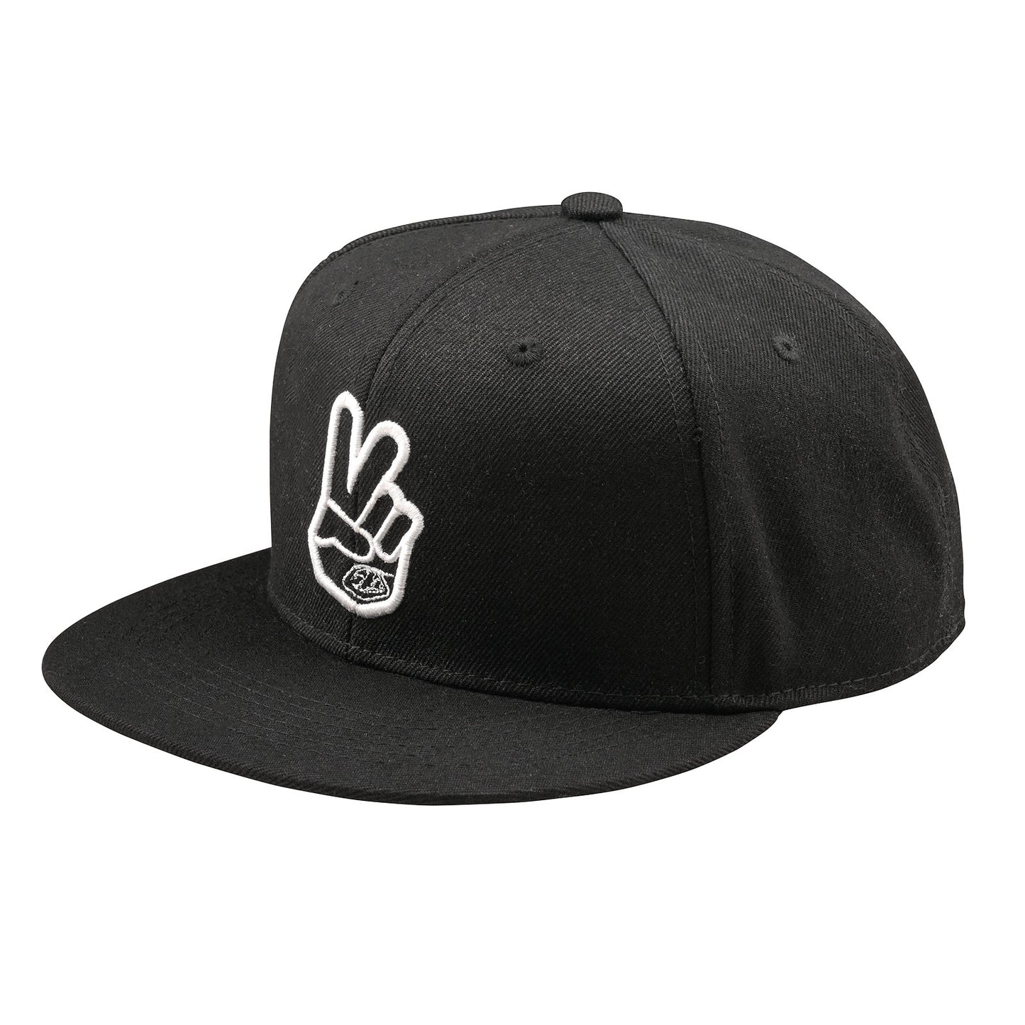 Flat Bill Snapback Peace Black