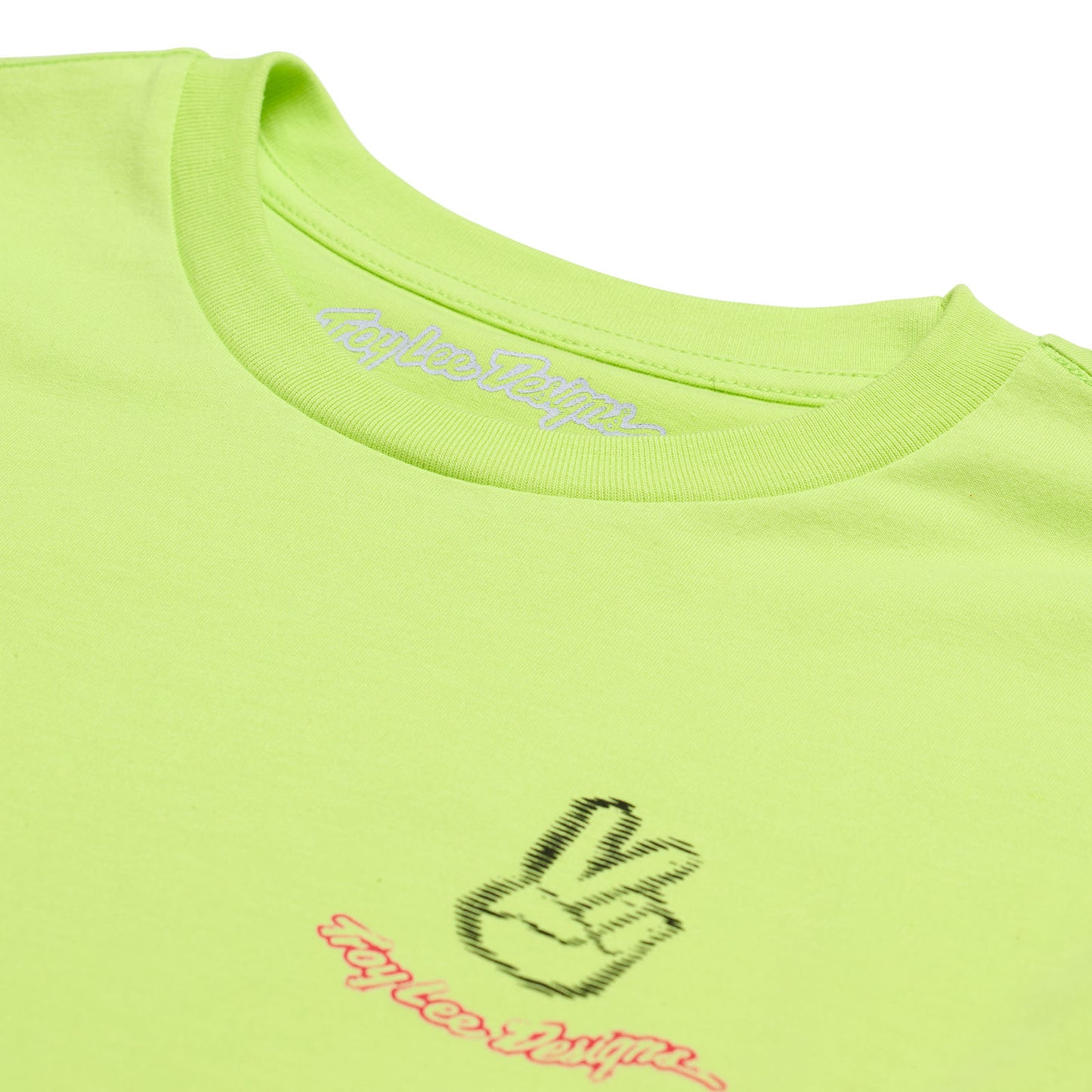 Long Sleeve Tee Peace Out Glo Yellow