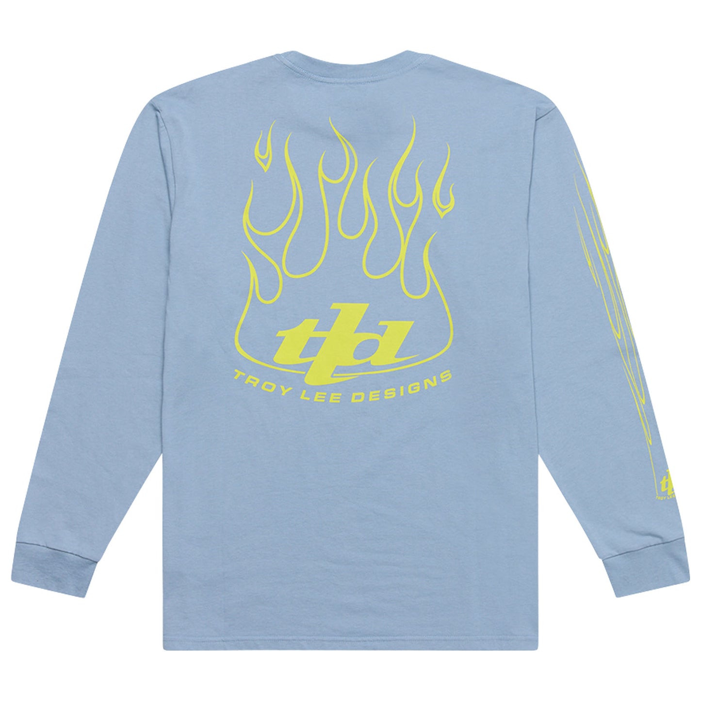 Long Sleeve Tee Torched Smoke Blue