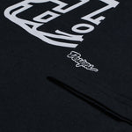 T-shirt à manches courtes avec badge noir