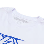 T-shirt à manches courtes avec badge blanc