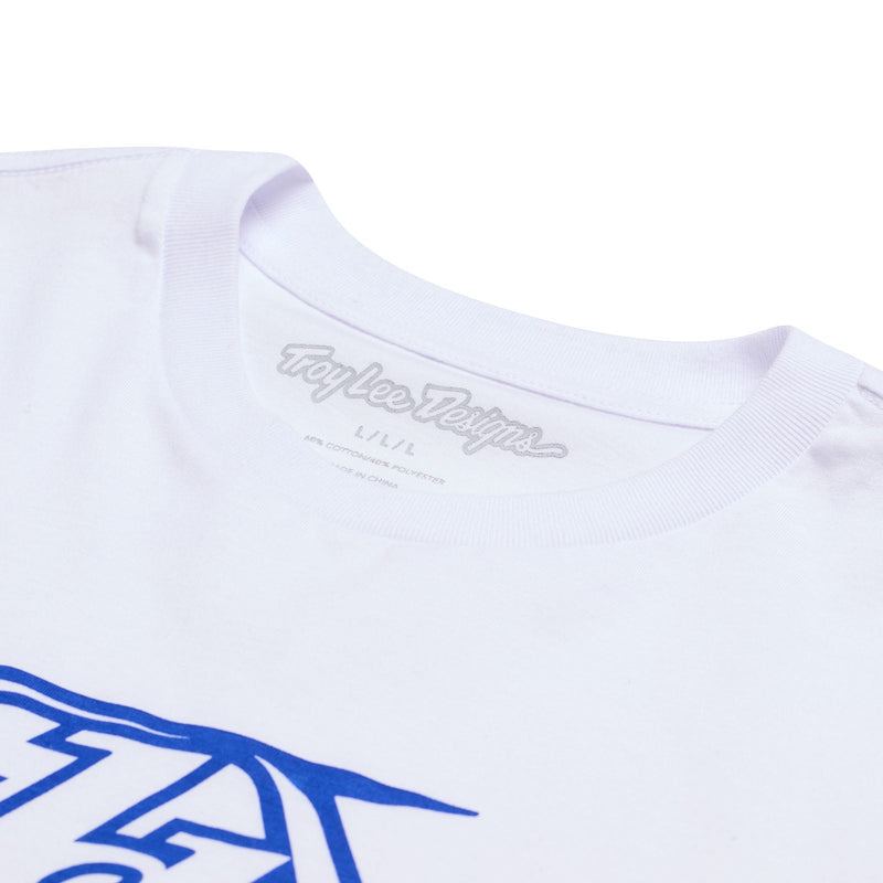 T-shirt à manches courtes avec badge blanc