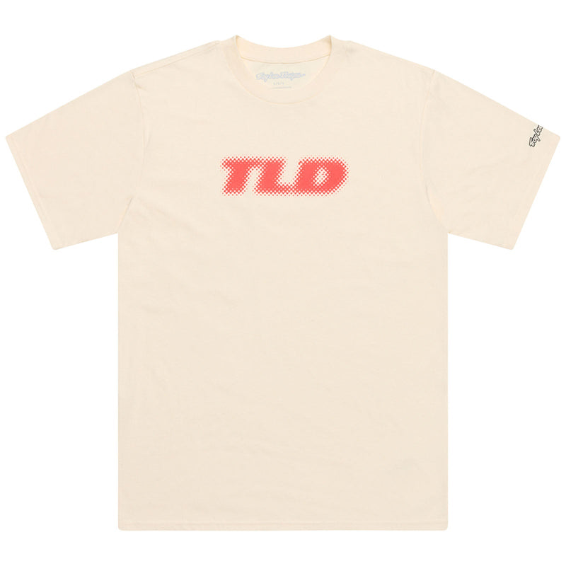 T-shirt à manches courtes blanc vintage dégradé