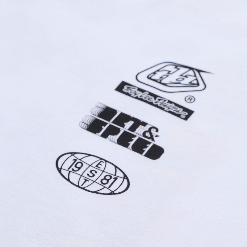 T-shirt à manches courtes Overload blanc