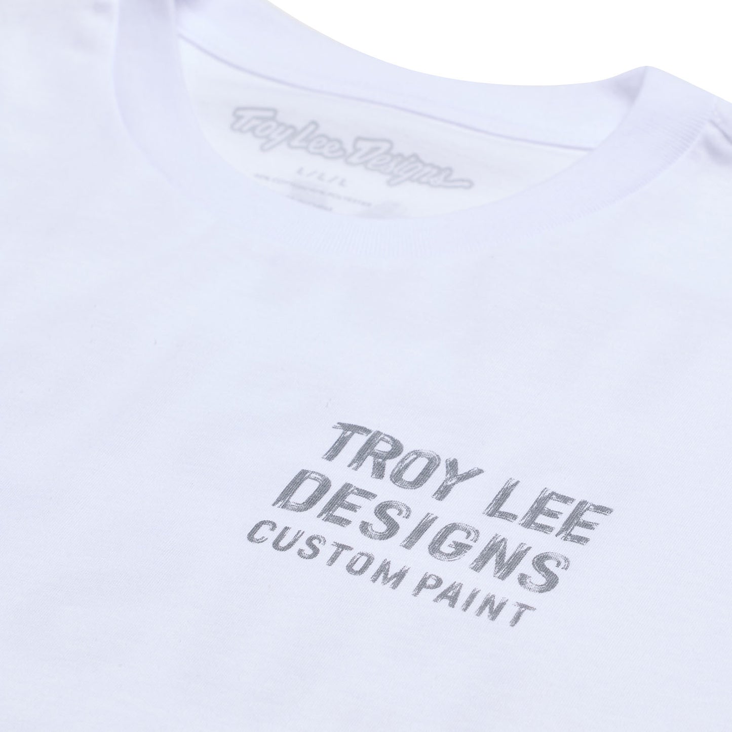 T-shirt à manches courtes blanc Paint Shop