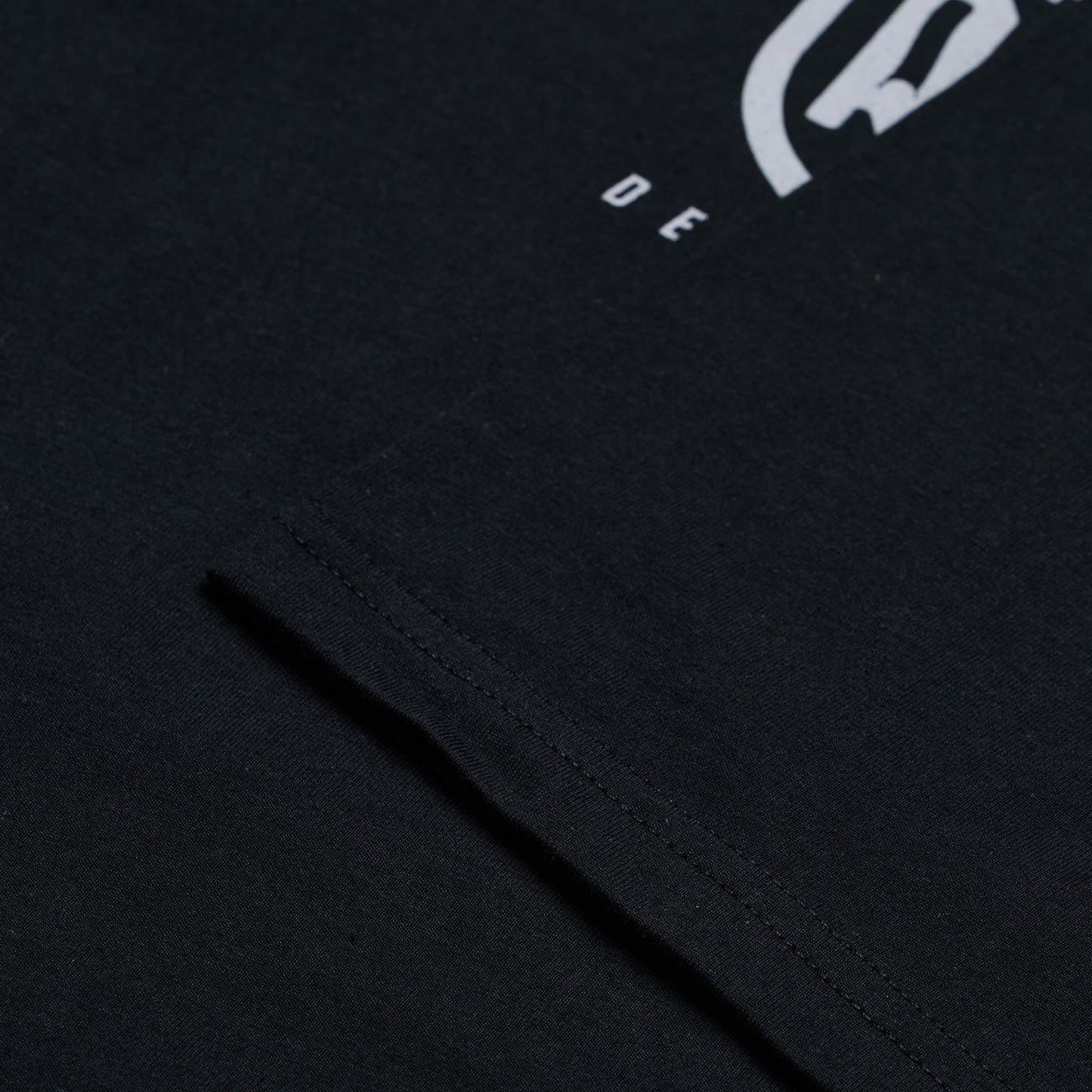 T-shirt à manches courtes Smiley noir