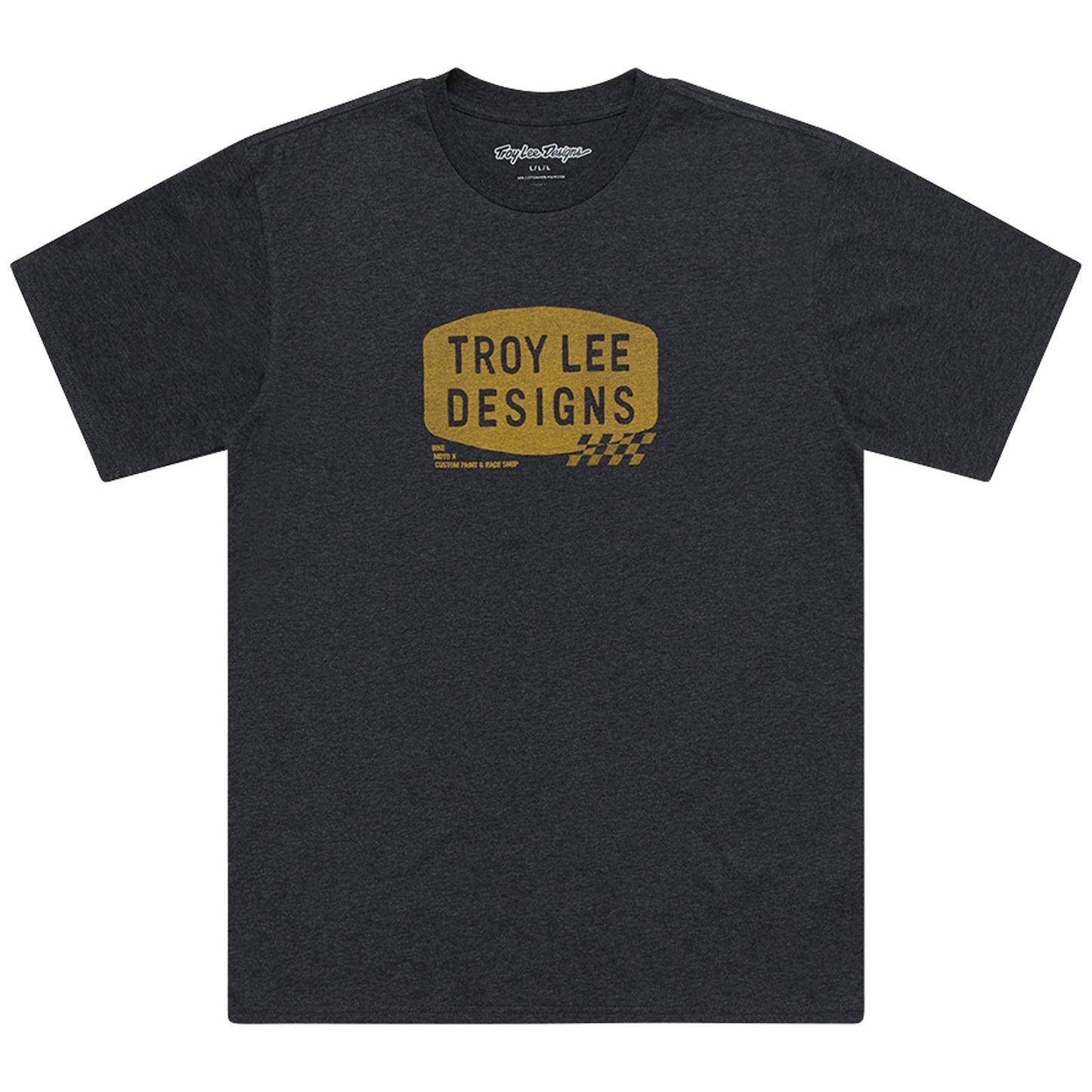 Short Sleeve Tee Stamp Black Heather