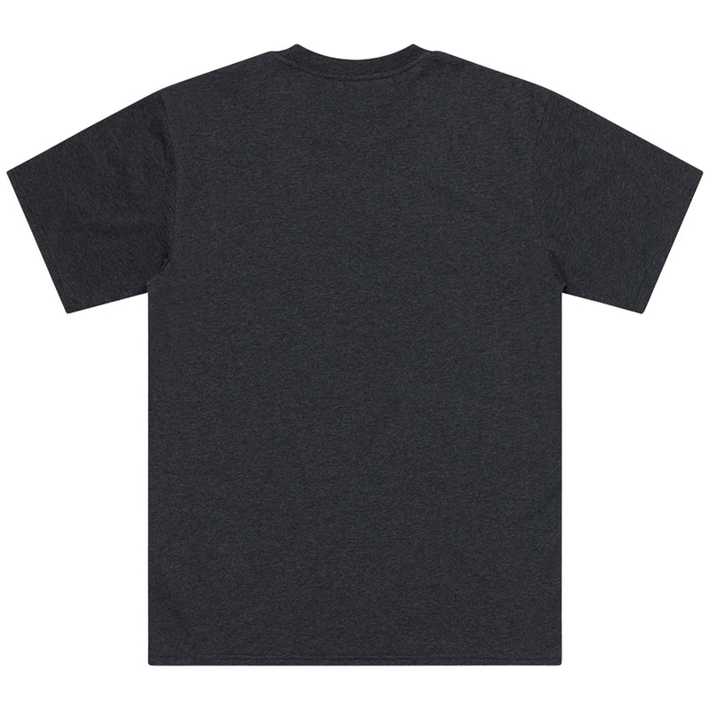 Short Sleeve Tee Stamp Black Heather