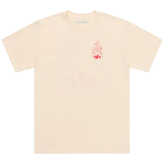 Short Sleeve Tee Torched Vintage White