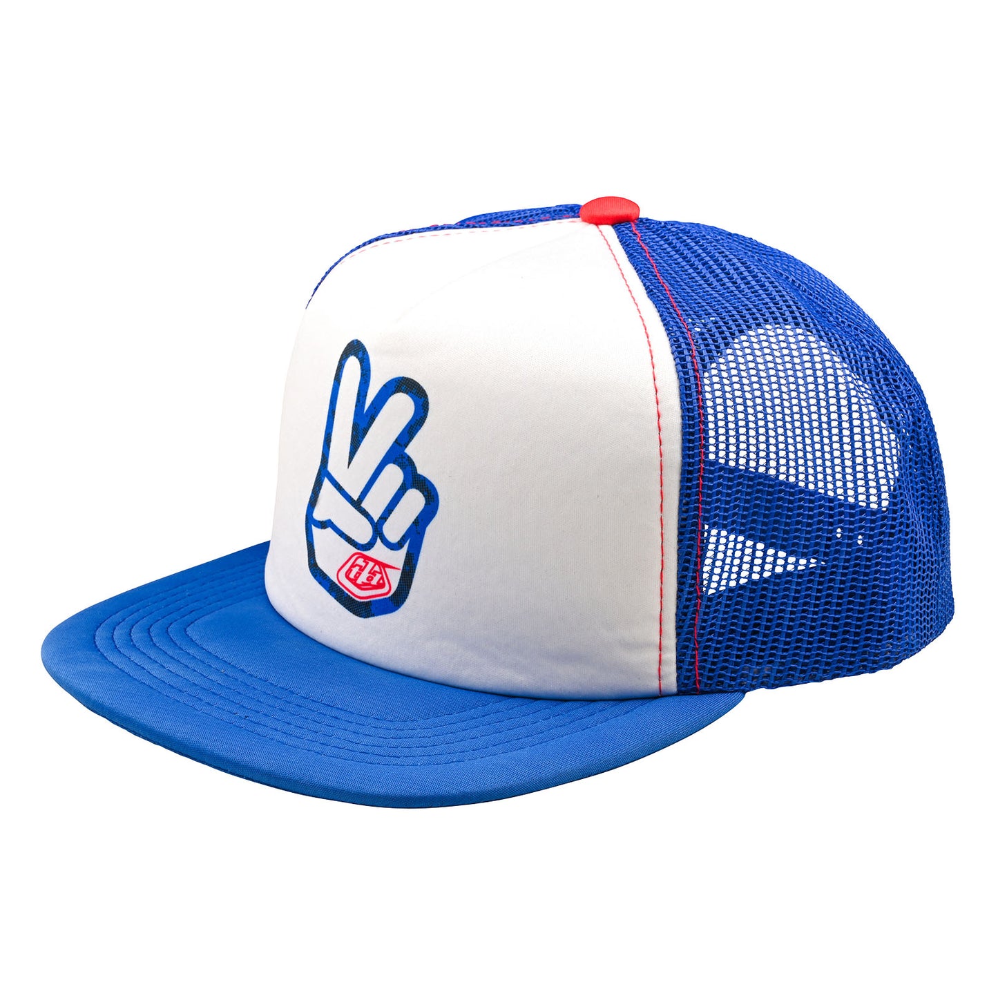 Trucker Snapback Peace Out White / Blue