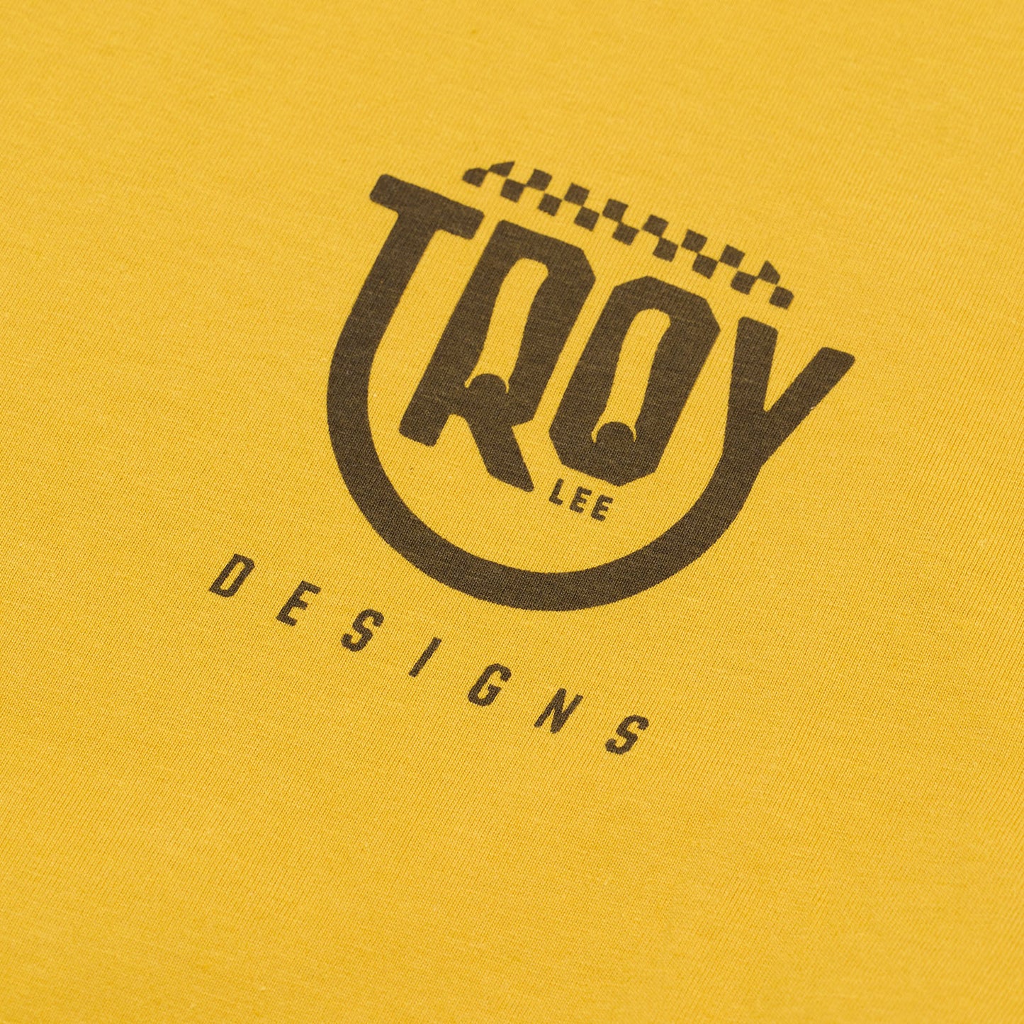 Womens Short Sleeve Tee Smiley Golden