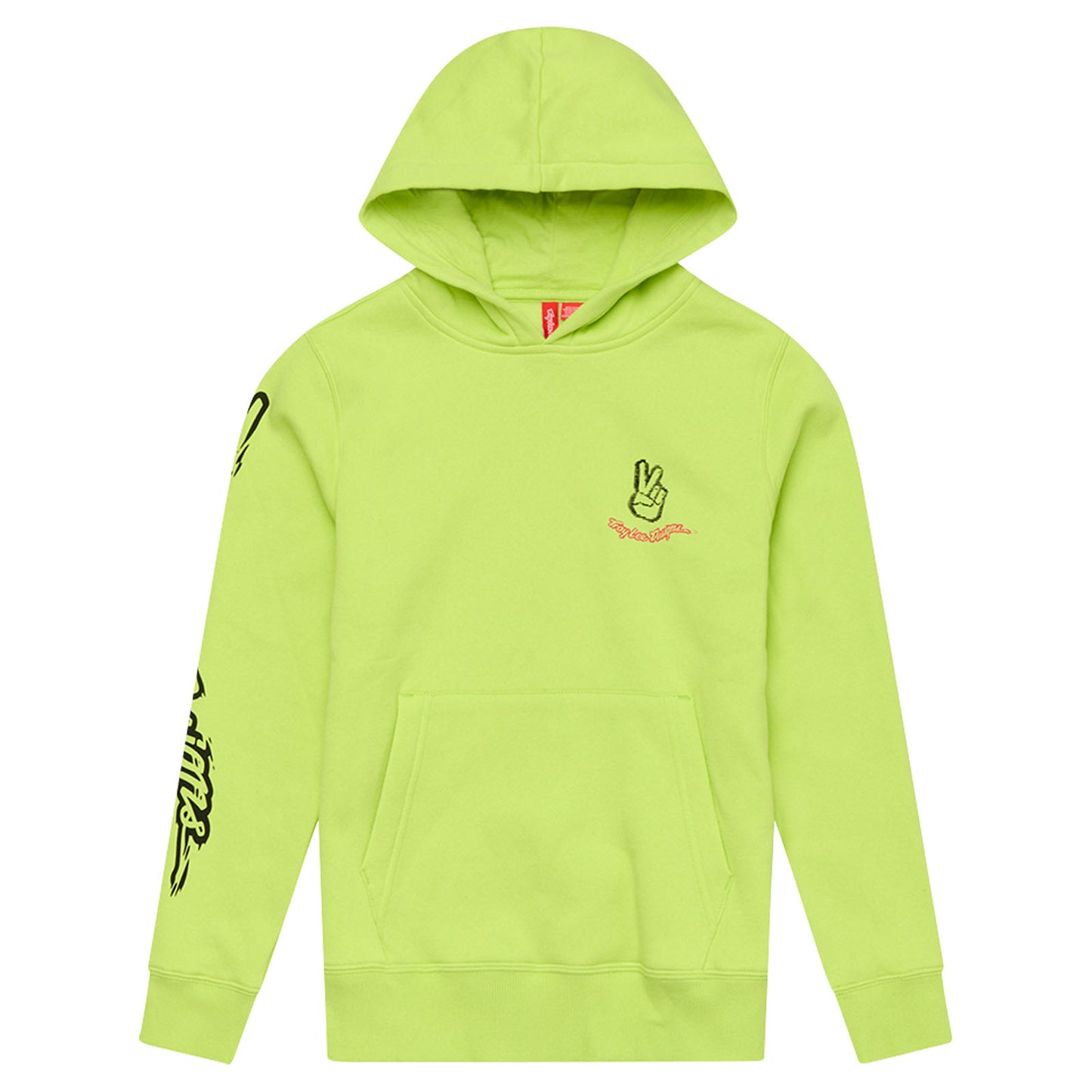 Pull-over pour jeunes Peace Out jaune fluo