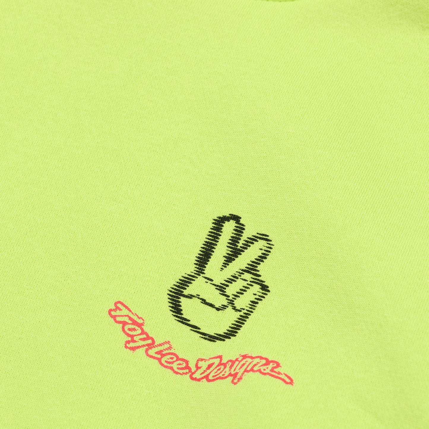 Pull-over pour jeunes Peace Out jaune fluo