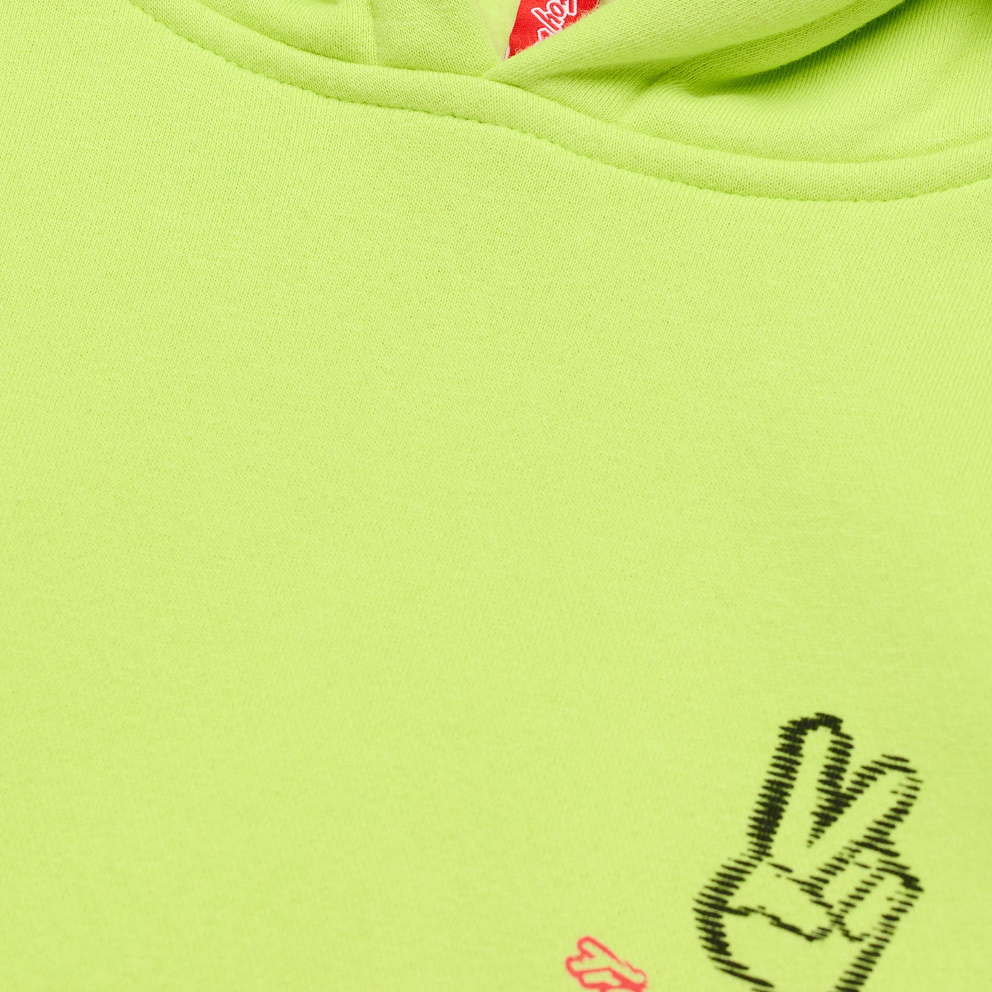 Pull-over pour jeunes Peace Out jaune fluo