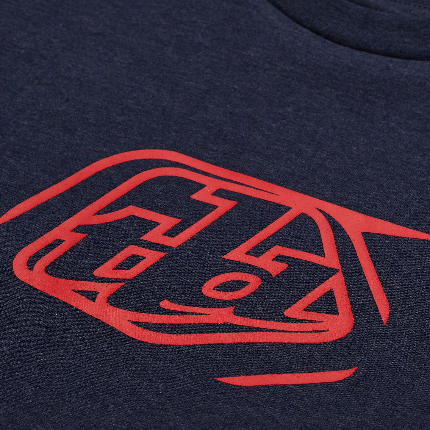 Youth Short Sleeve Tee Badge Navy Heather