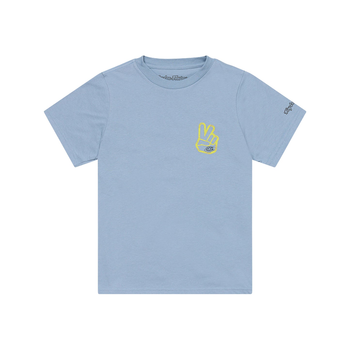 Youth Short Sleeve Tee Peace Out Smoke Blue