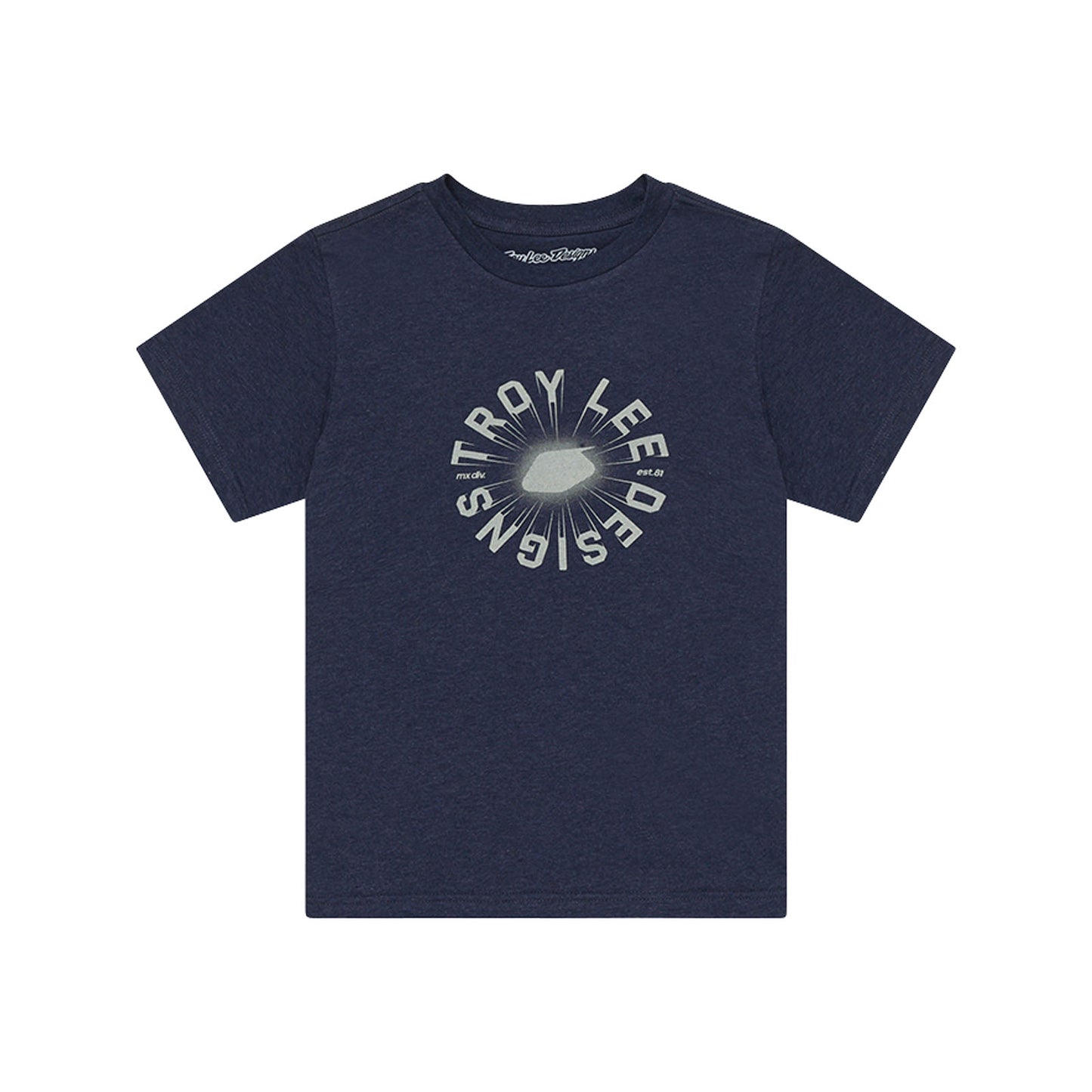 Youth Short Sleeve Tee Rotation Navy Heather