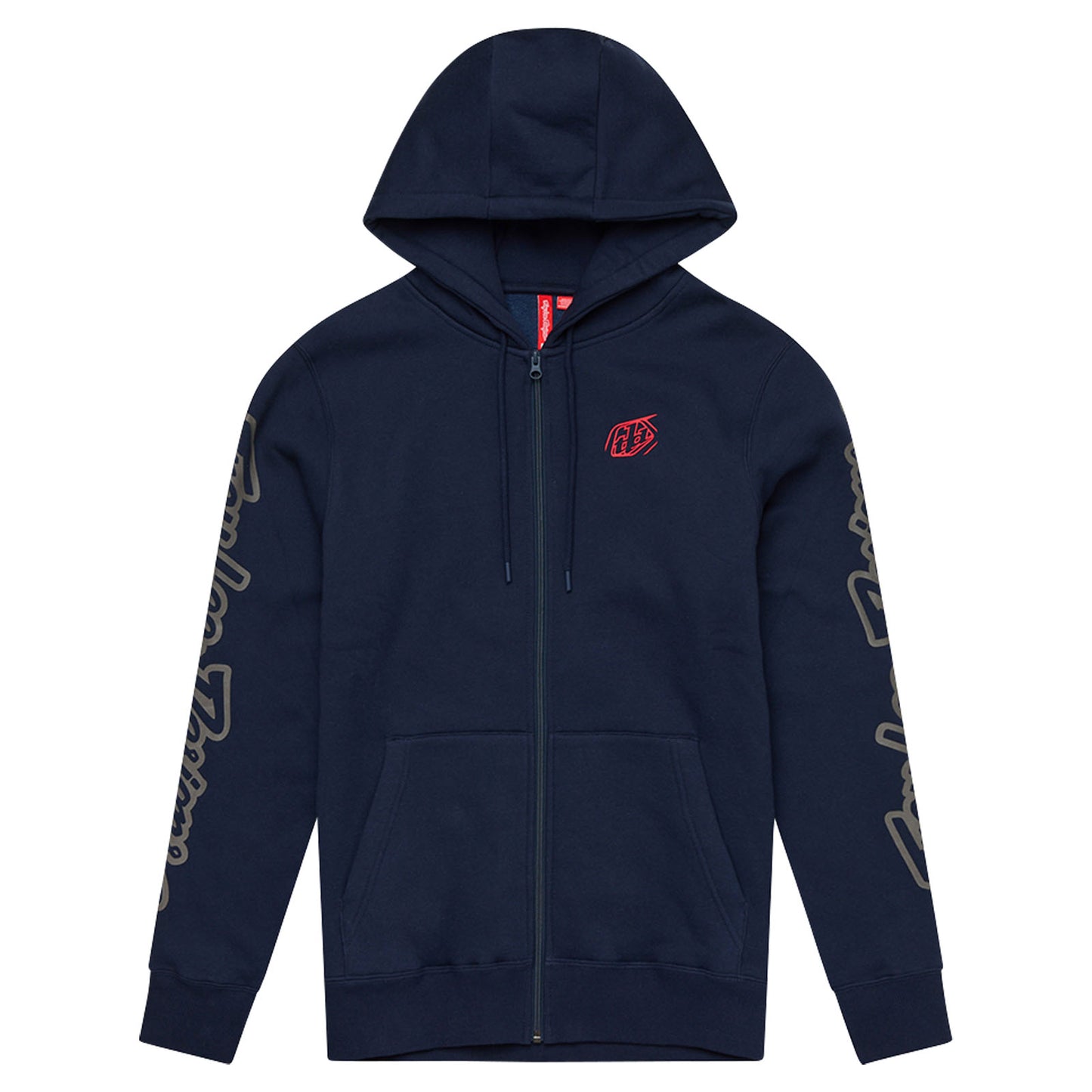 Zip Up Hoodie Branded Navy