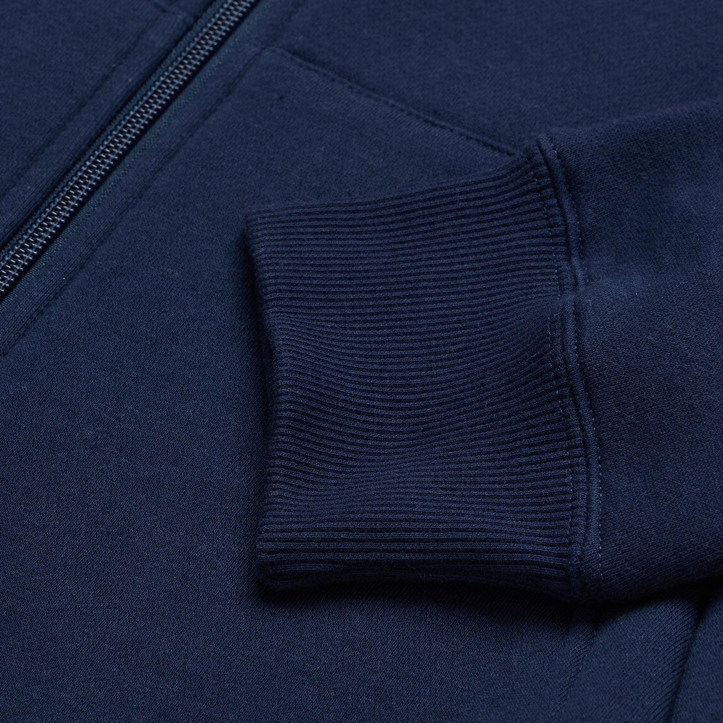 Zip Up Hoodie Branded Navy